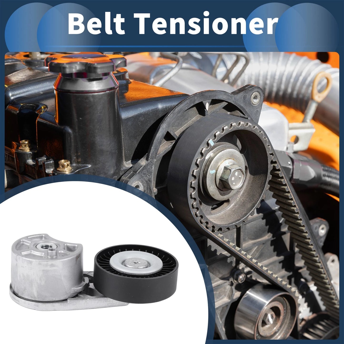 Belt Tensioner for Ford Tourneo 2.0 (2015–2020) GK2Q6A228SA/2018333 Metal