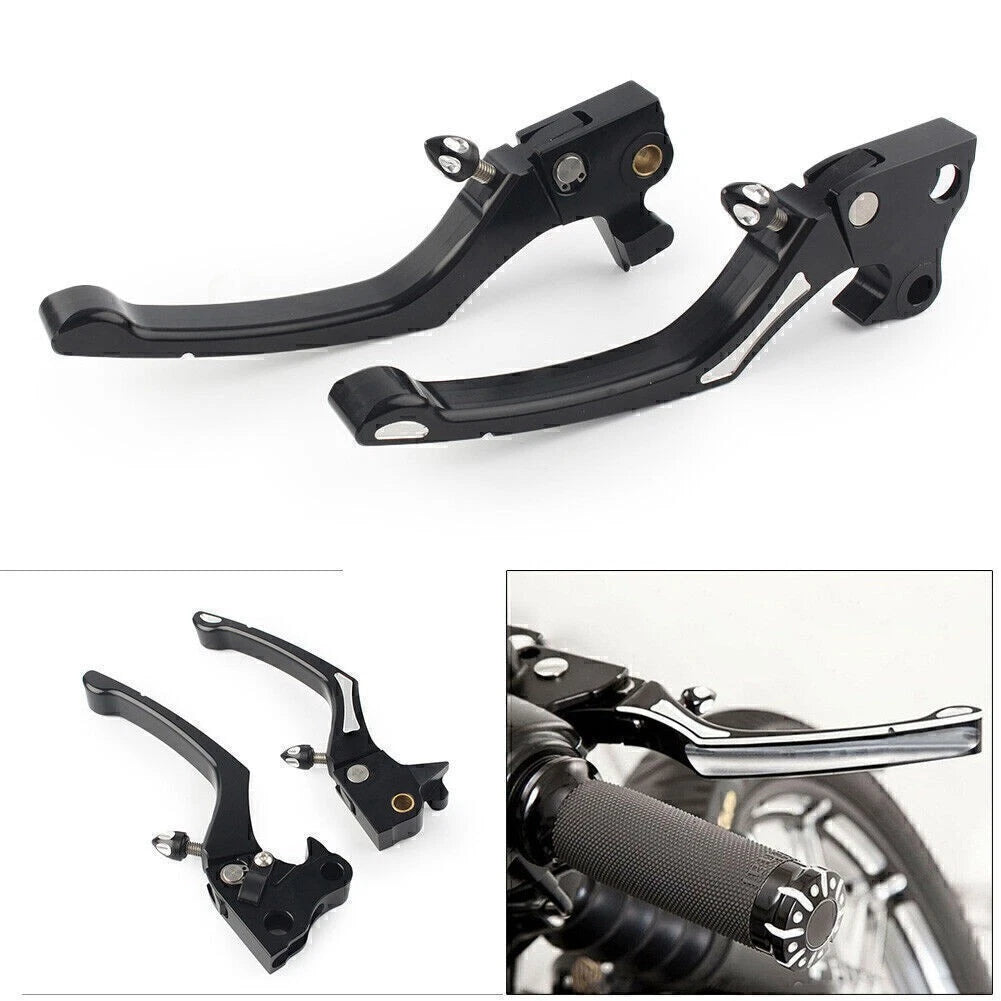 Brake Clutch Levers for Harley Sportster XL 883 1200 (2004–2013) Black