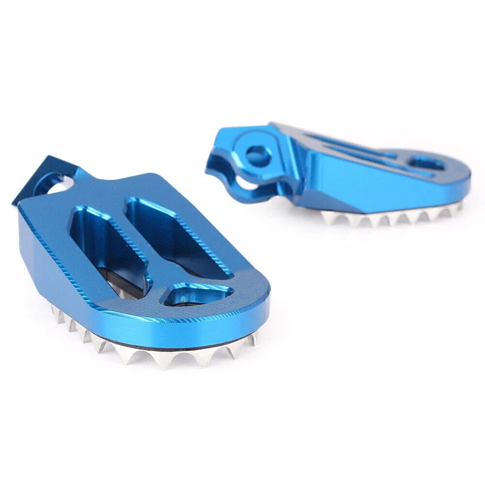 Aluminum Footpegs Footrests Blue for Suzuki RMZ250 RMZ450 (2010-2015)