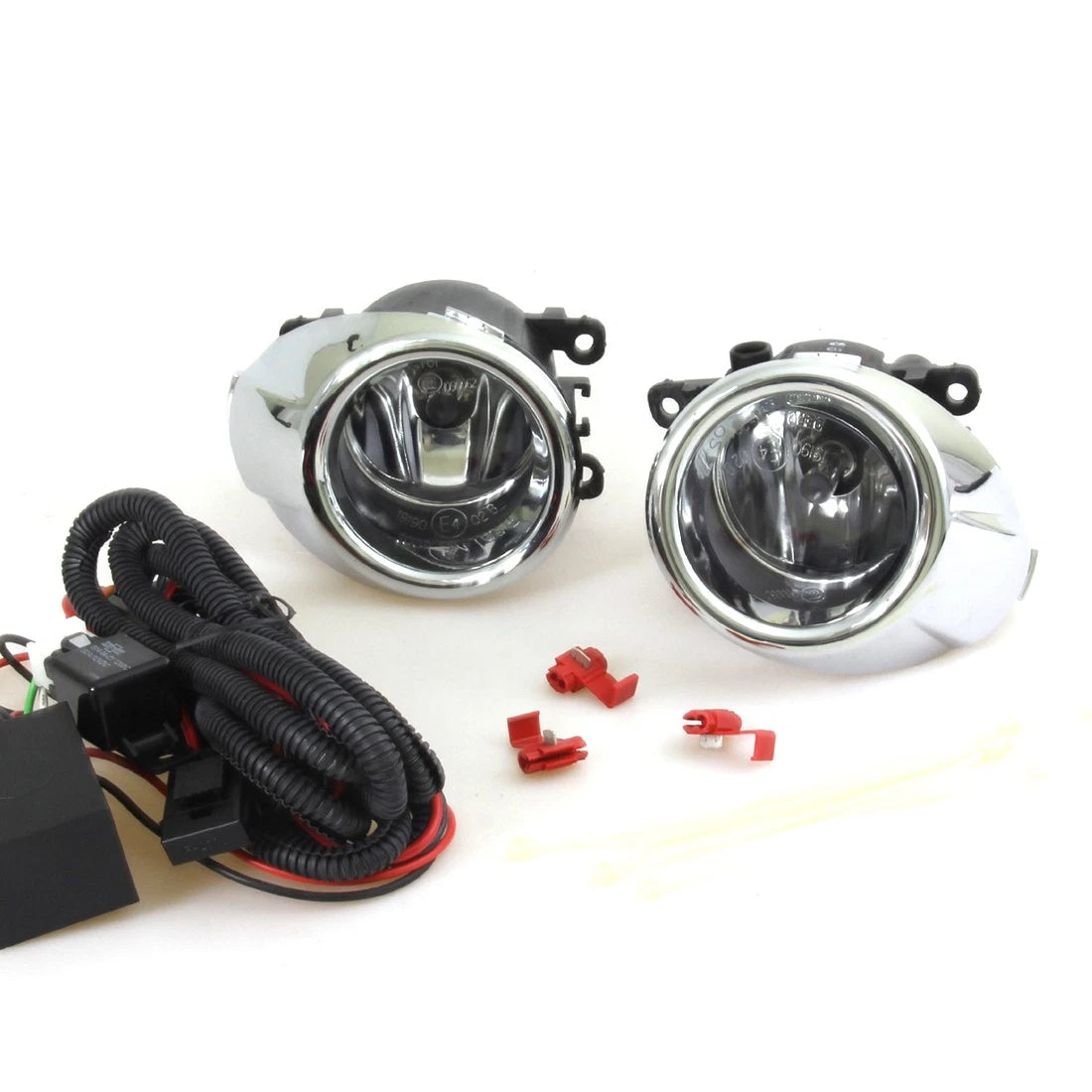 Set of 2 Chrome Fog Light Covers for Ford Fiesta (2010–2012)