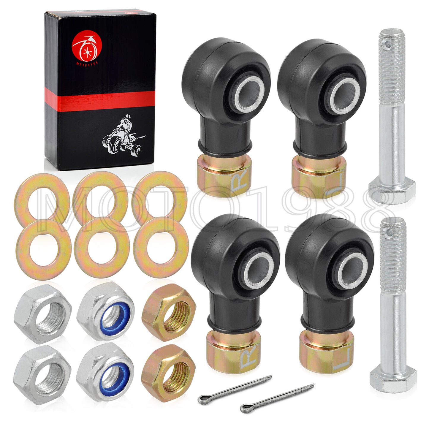 Tie Rod Ends for Polaris Ranger TM EV 400 500 570 700 800 900 1000 (2010–2023)