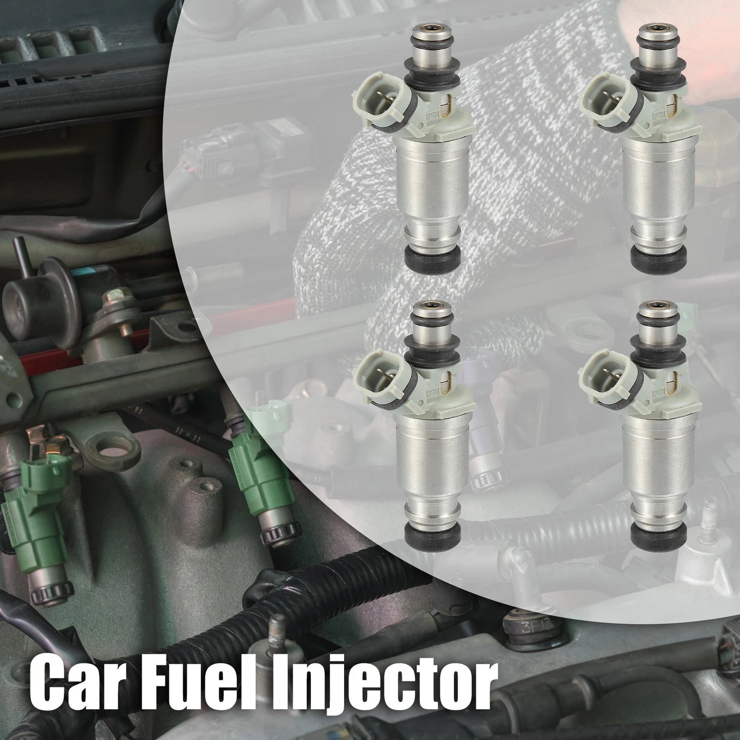 Set of 4 Fuel Injectors 23209-16120 for Toyota Celica 1.6L (1990–1993)