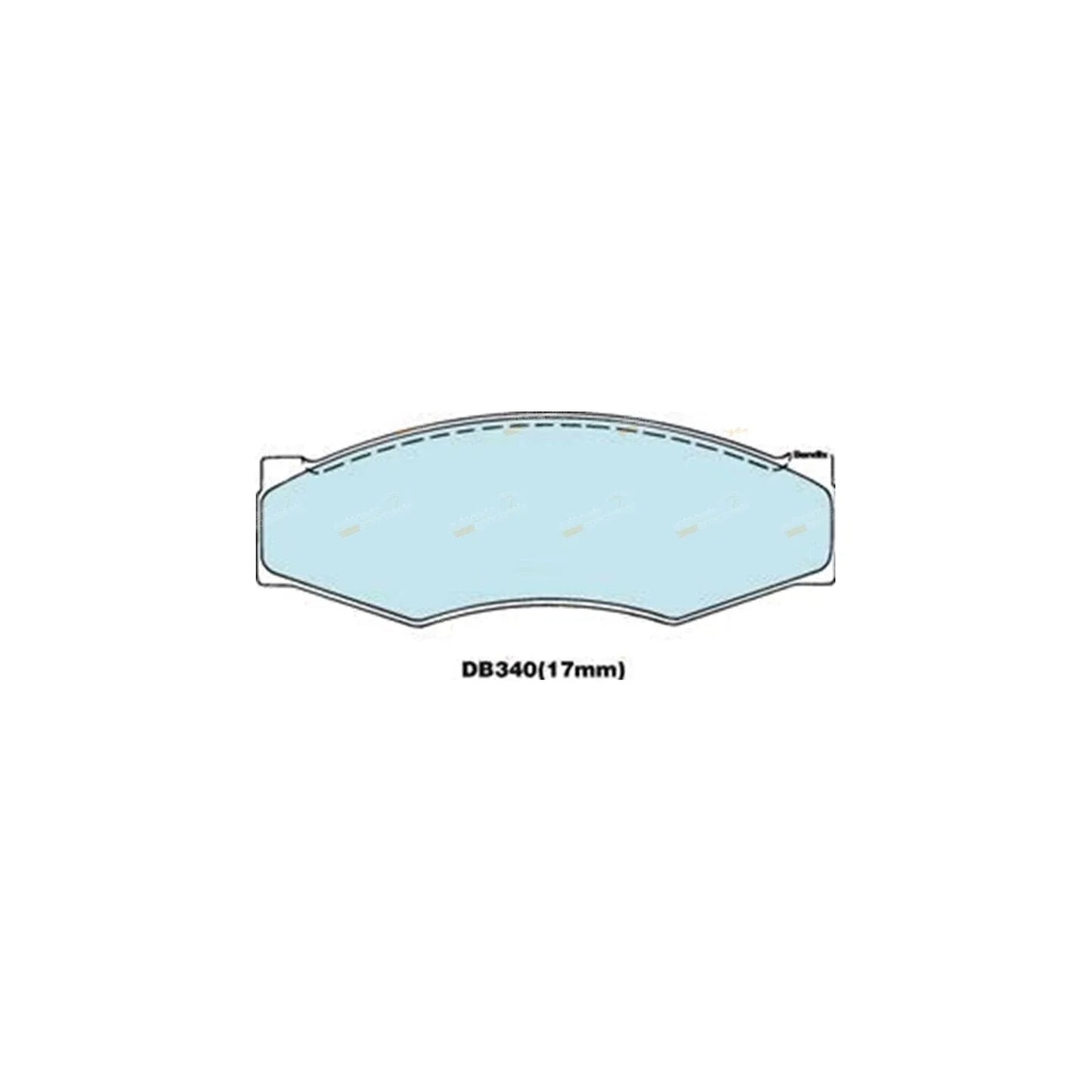GCT Front Disc Pad Set 2.4L Z24 for Nissan Pathfinder WD21 (1986-1991)