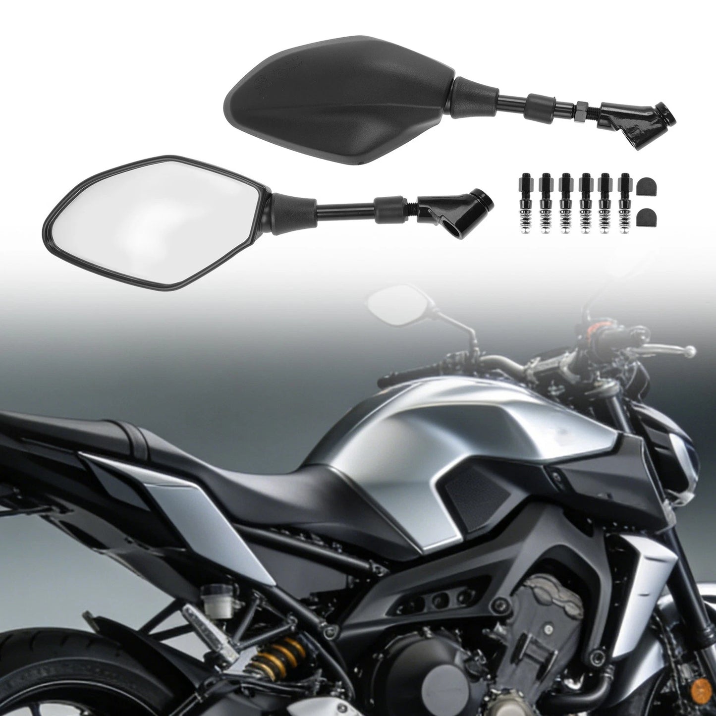 Diamond Side Mirrors for Yamaha MT-01 (2005–2013)