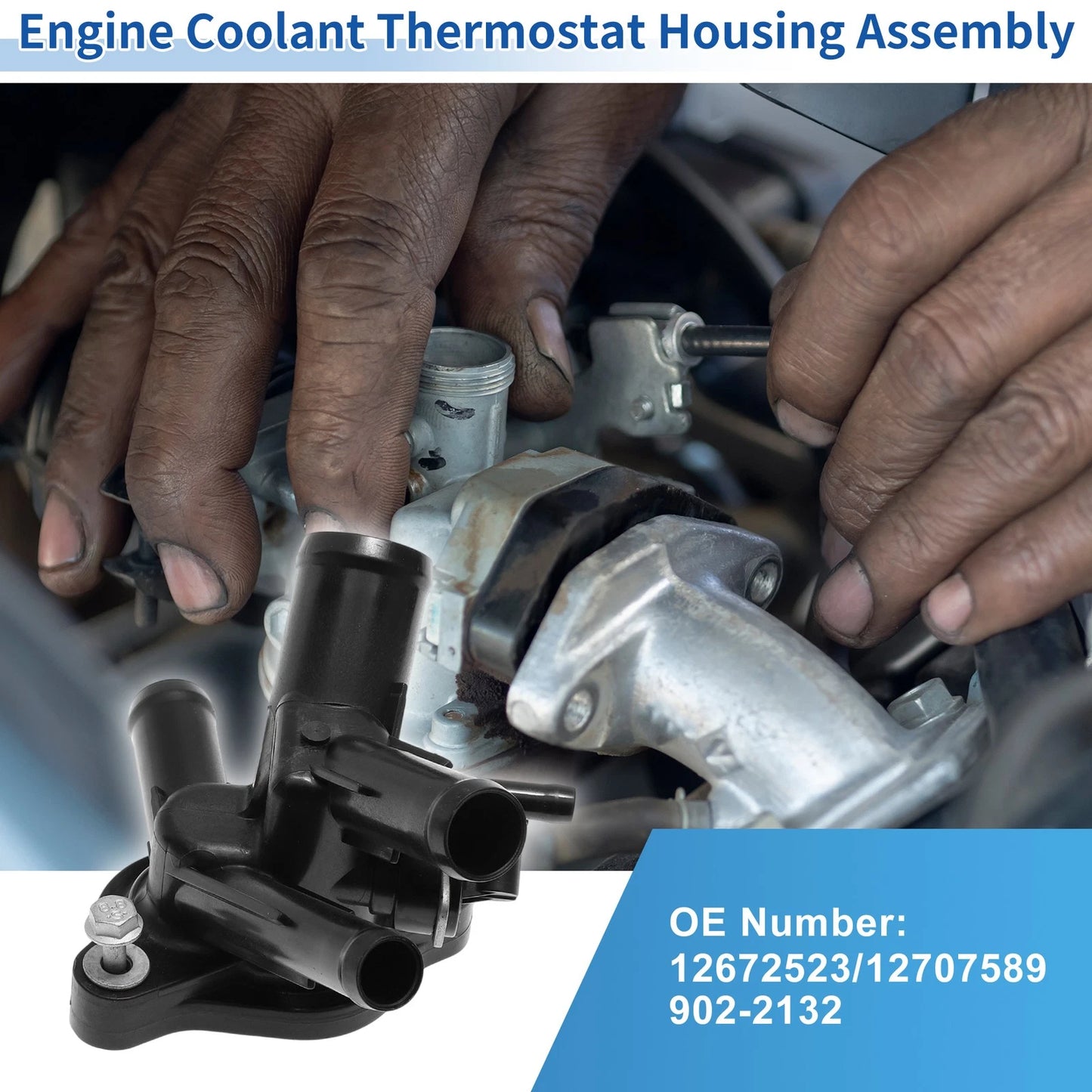 Engine Coolant Thermostat Housing Assembly No.12672523 for Buick Encore (2016–2021)