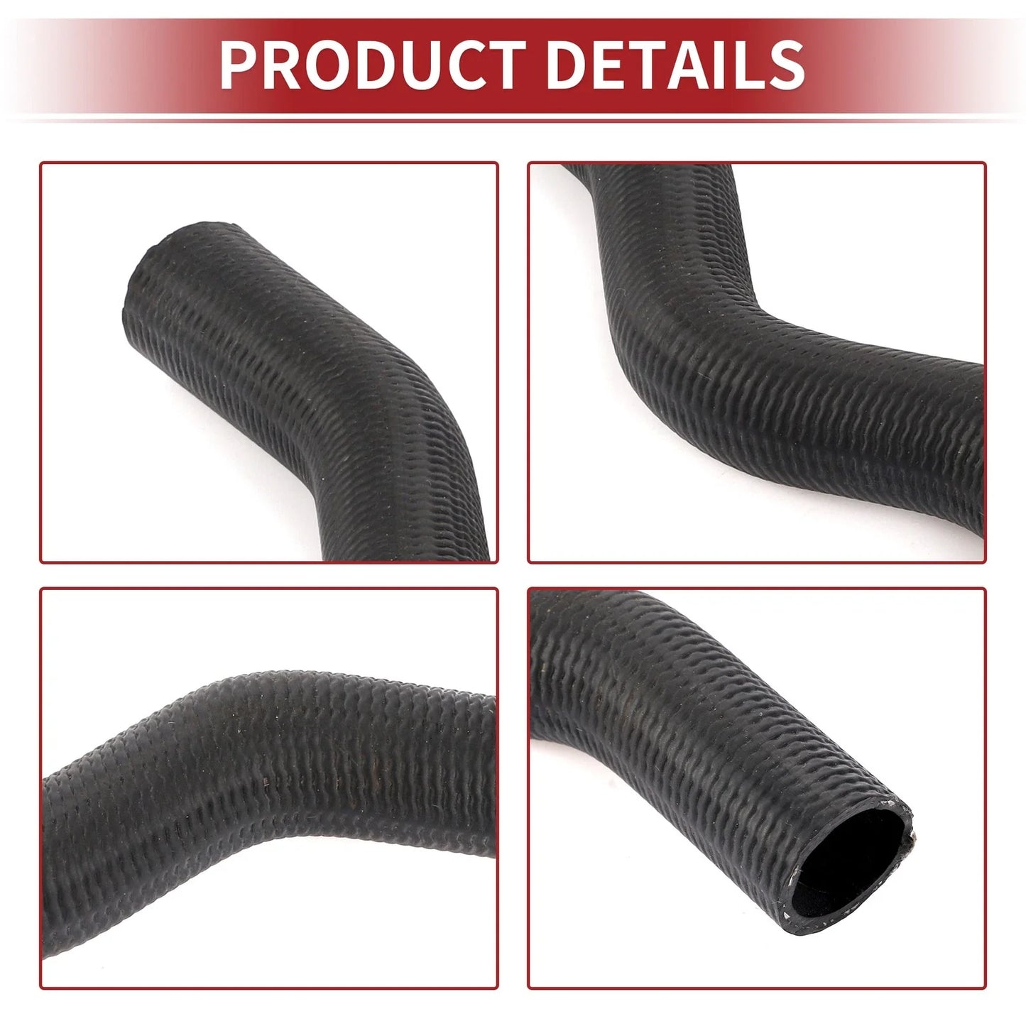 Radiator Hose for Honda Civic 1.7L Rubber Black (2001-2005)