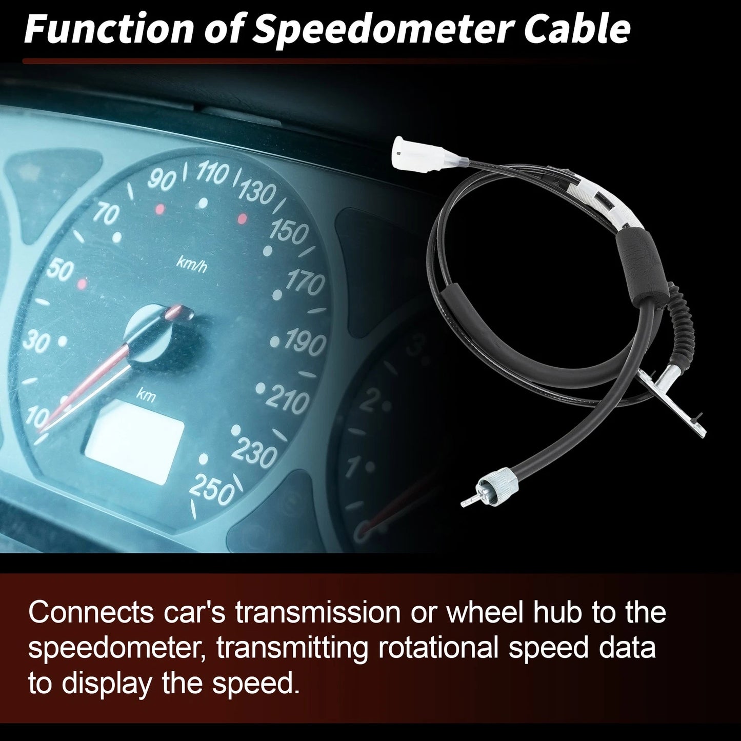 Speedometer Cable No. 83710-35490 for Toyota 4Runner Pickup (1989–1995)