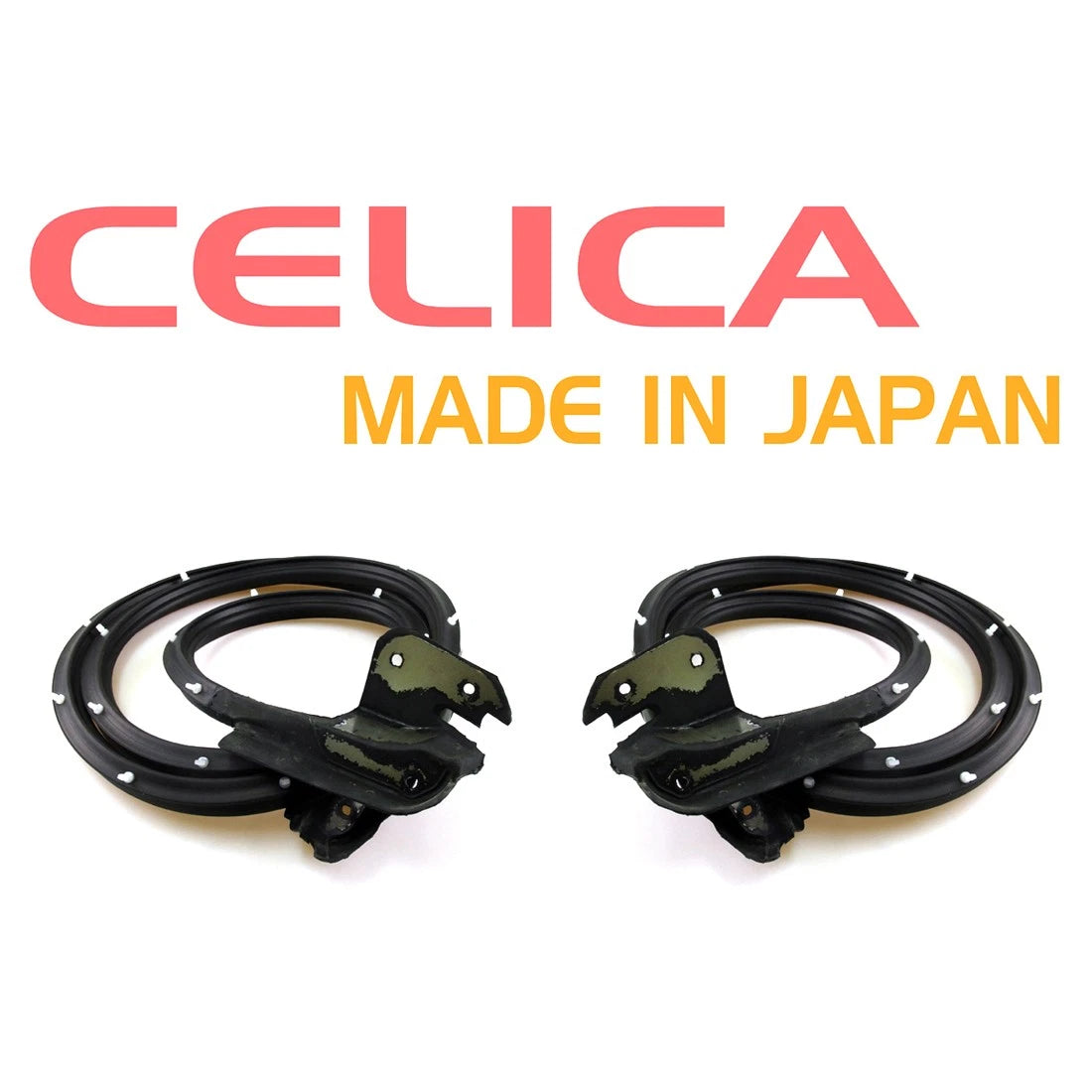 Set of 2 Weatherstrips for Toyota Celica RA20 RA21 TA22 TA23 (1970–1985)