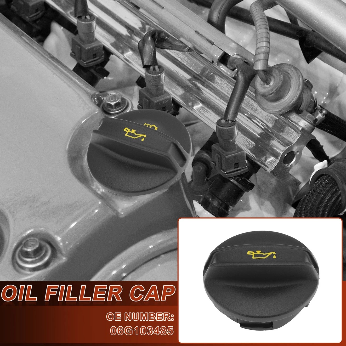 Oil Filler Cap for VW Passat B8 (2014–2024) 06G103485