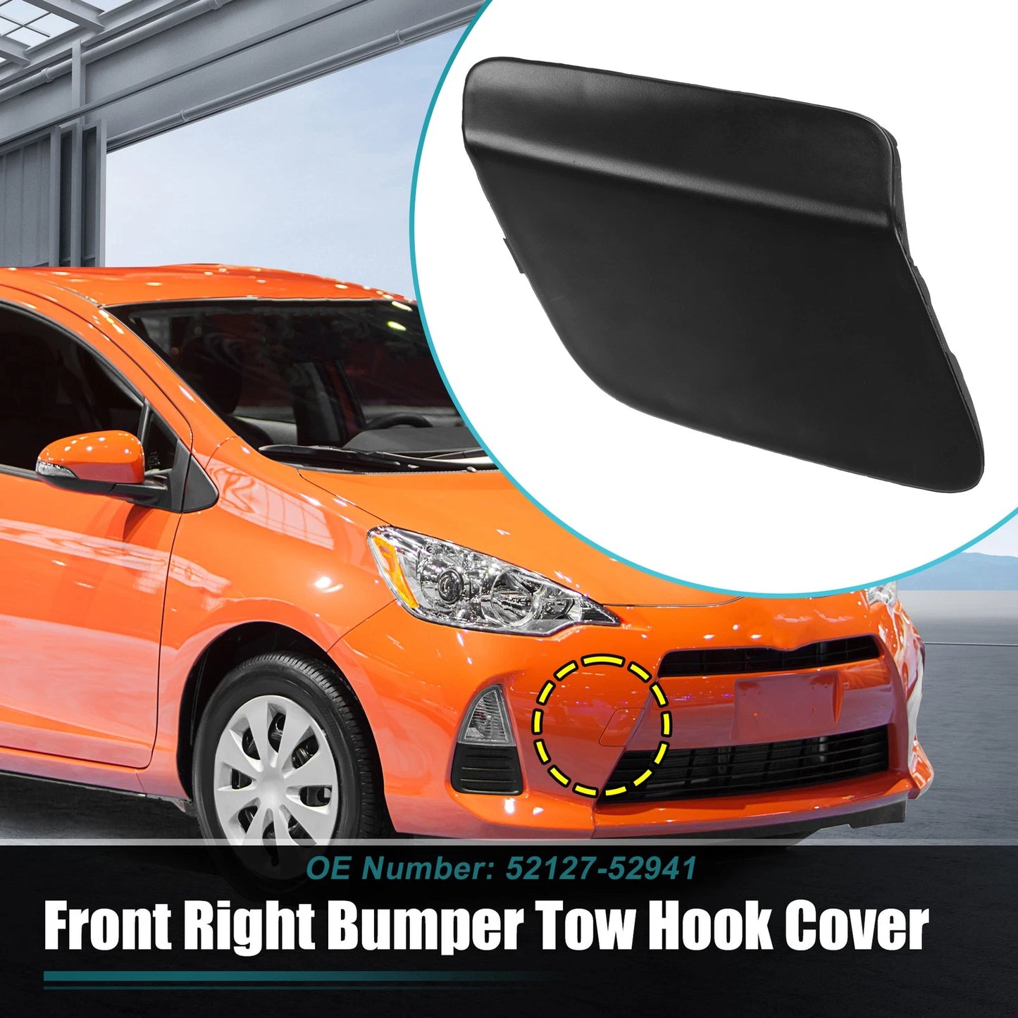 Tow Hook Cover for Toyota Prius C (2012–2014)