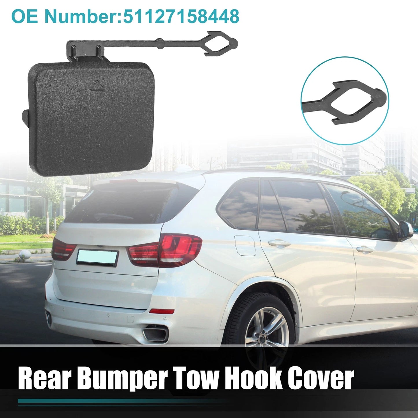 Tow Hook Cover for BMW X5 E70 (2007–2010) No. 51127158448