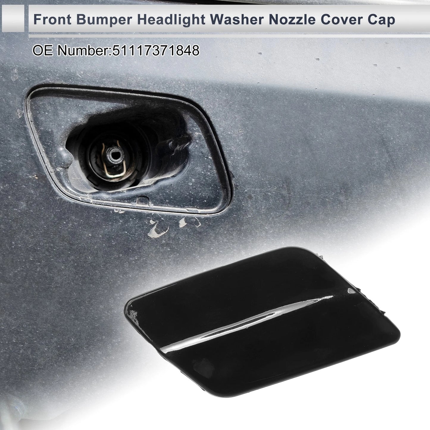 Washer Nozzle Cover Cap No.51117371848 for BMW 335i GT xDrive (2013–2015)