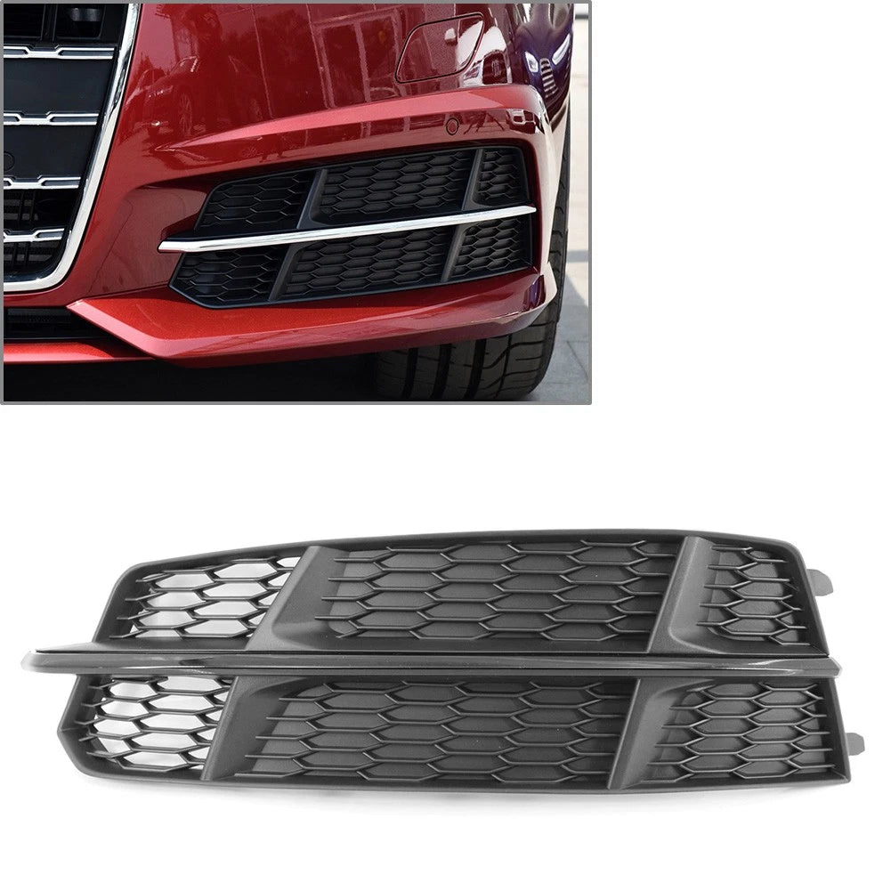 Set of 4 Silver Interior Air Vent Outlet Ring Covers for Audi A3 8V (2012–2019)