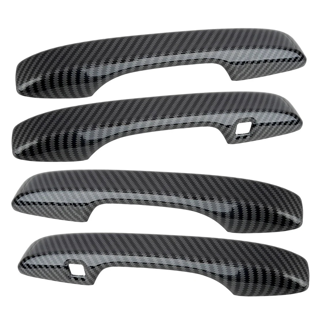 4 x Carbon Fiber Style Exterior Door Handle Covers for Honda CR-V (2023-2024)