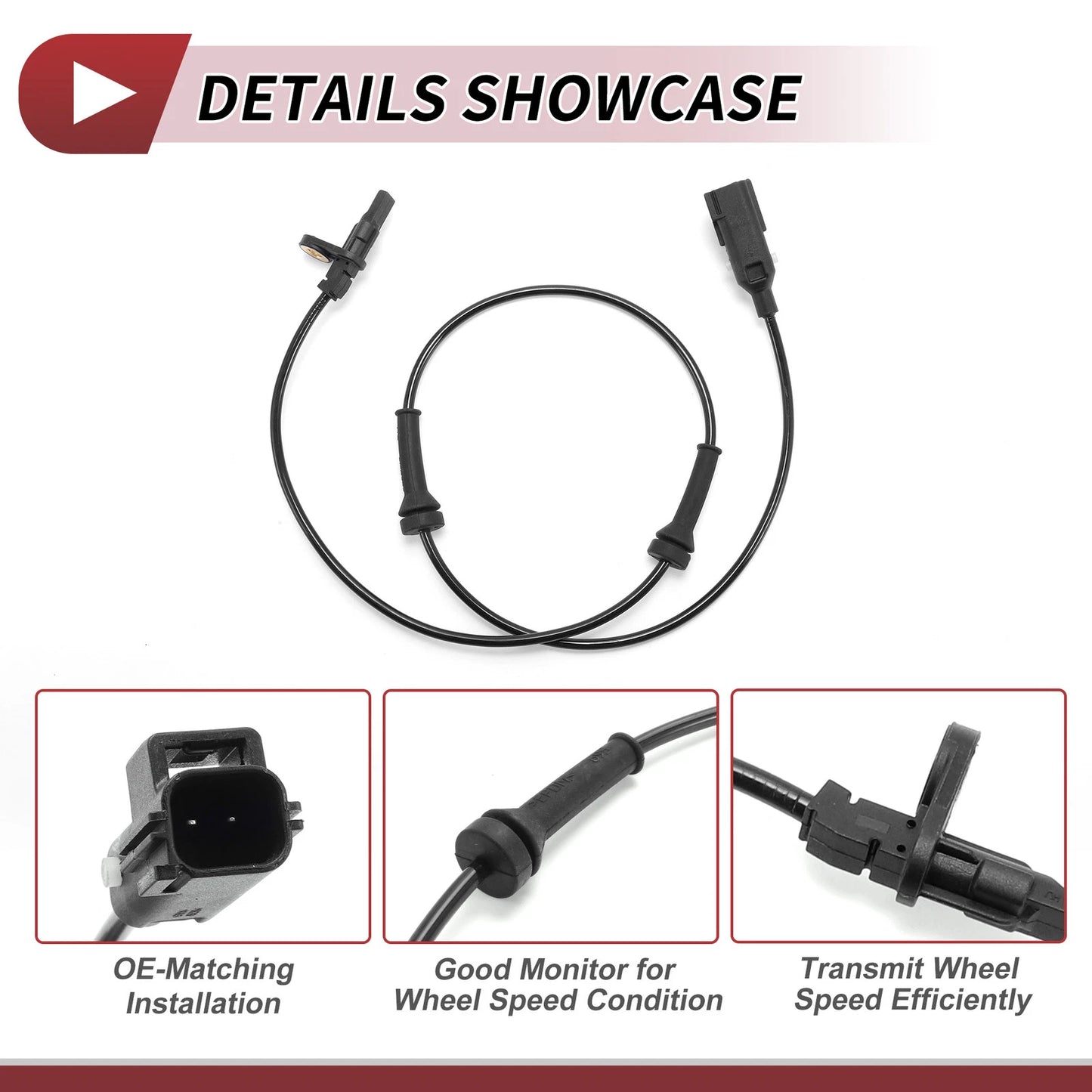 ABS Wheel Speed Sensor No. 68516 for Land Rover Range Rover Velar (2018–2023)