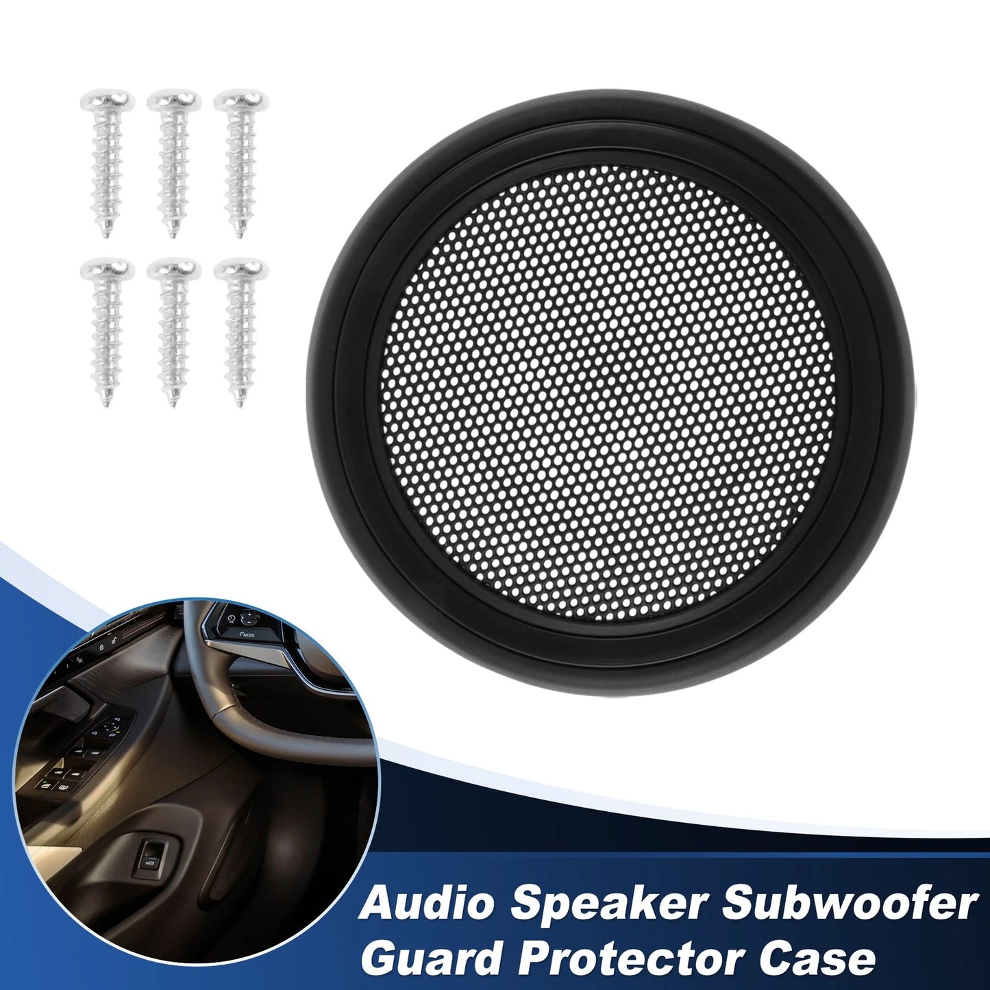 Speaker Grills Cover for BMW Mini Cooper Clubman R55 (2007–2014) Black Matte