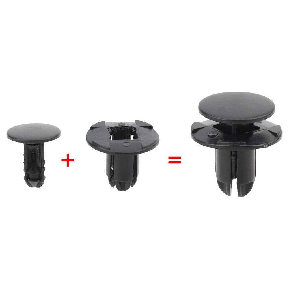 2 x Front Bumper Push Clips Rivets Fastener for Hyundai