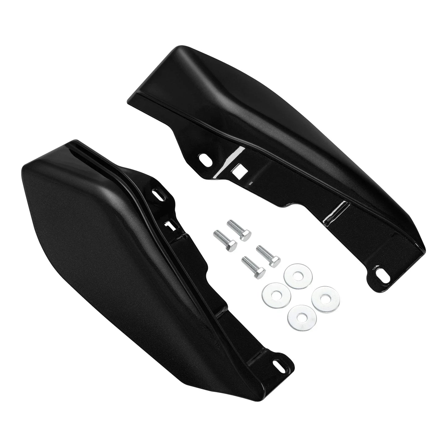 Mid Frame Air Deflectors for Harley Touring Street Glide (2009-2023) Black