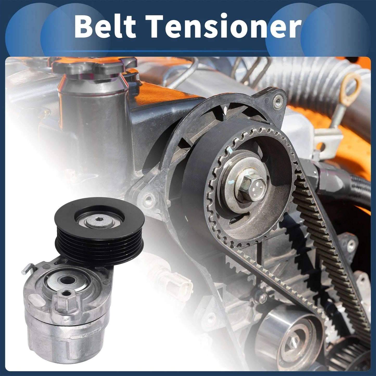 Belt Tensioner for Hyundai Elantra 1.4L L4 (2017-2020) - Durable Metal 1 x Pc