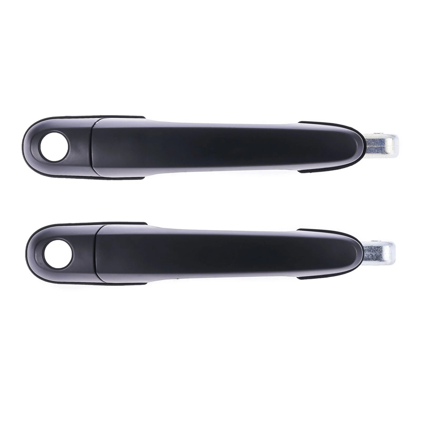 Set of 2 Outer Door Handles for Hyundai Tucson (2004–2010) - Black