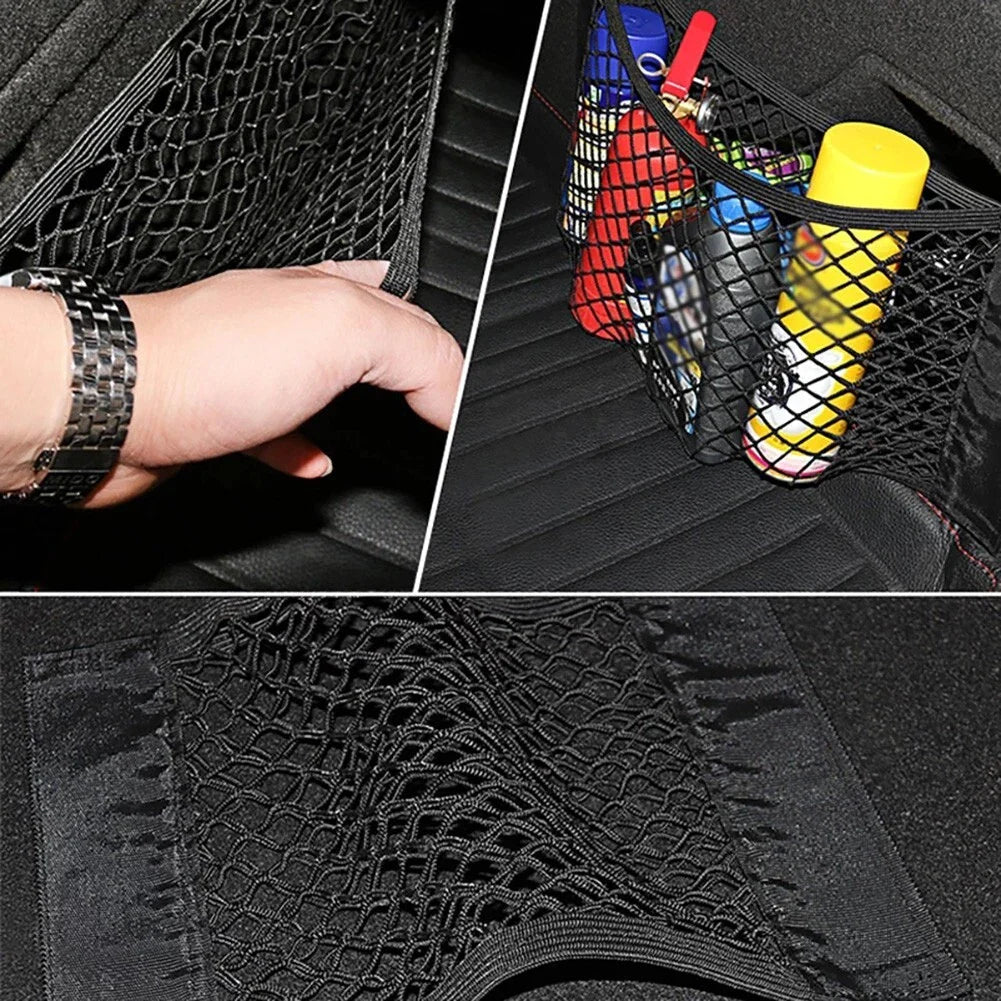 Large Trunk Bag Car Storage Net Mesh Organizer Pouch