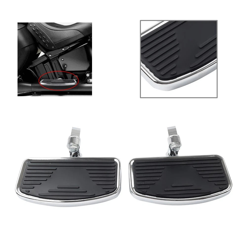 2 Rise Handlebar Riser Clamp Mount Chrome for Harley Sportster Softail