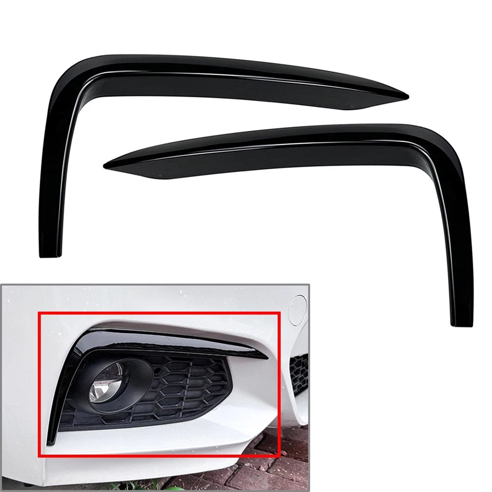 Front Bumper Side Splitter Spoiler for BMW 2 Series F22 F23 (2015–2019)