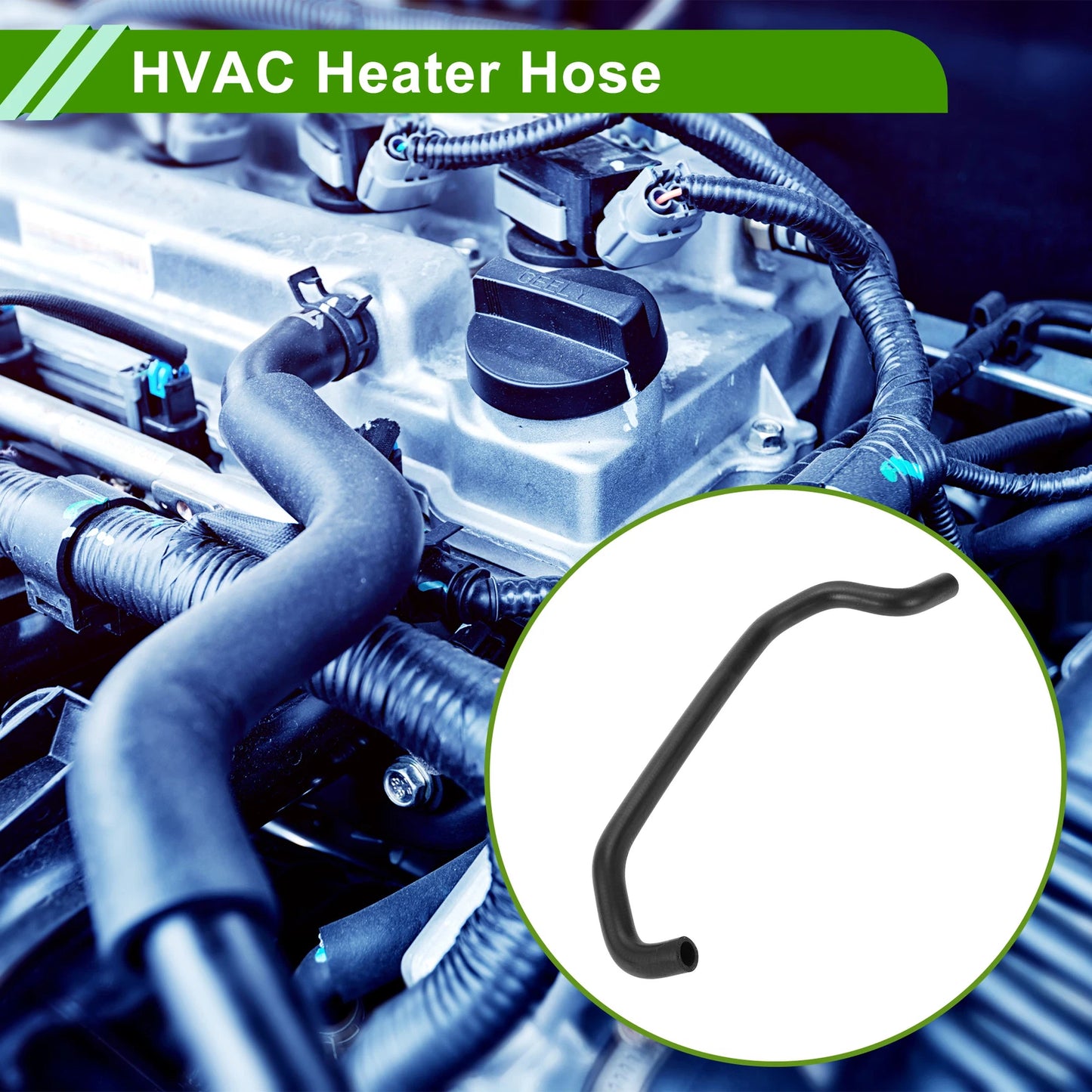 HVAC Heater Hose for Toyota Camry 3.0L (1992–1996) No. 8724533040 Rubber