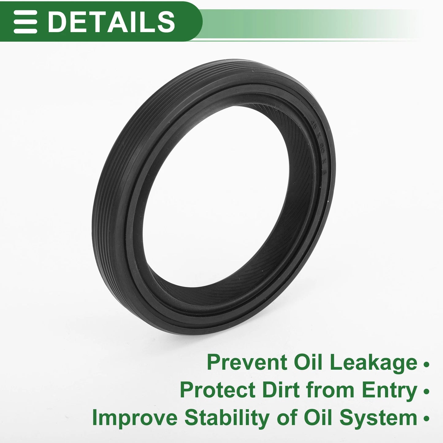 1 Pc Front Crankshaft Oil Seal for Audi A4 (2008–2020) No. 06H103085G