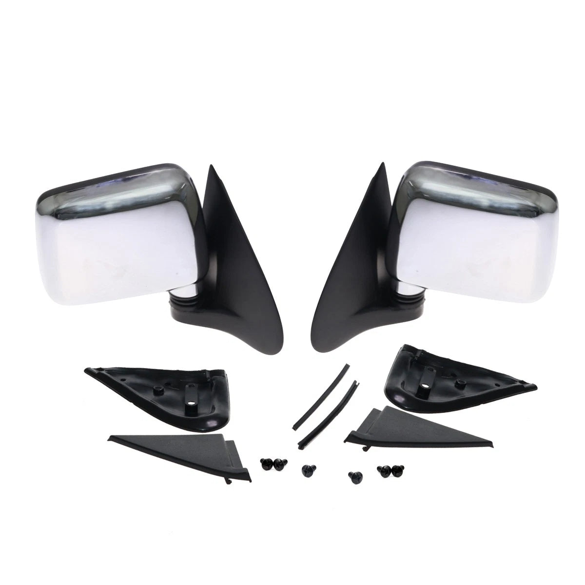 Chrome Side Door Mirror Pair for Isuzu Faster Holden Rodeo TF