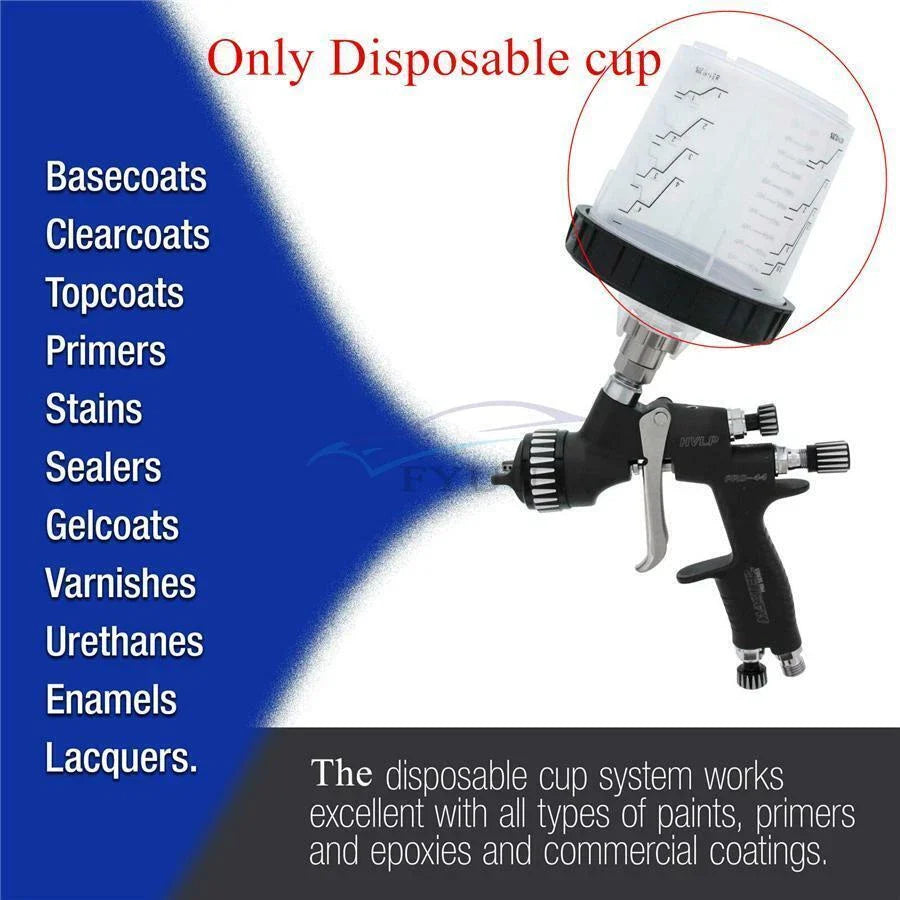 22oz Disposable Paint Cup & Collar for Spray Gun