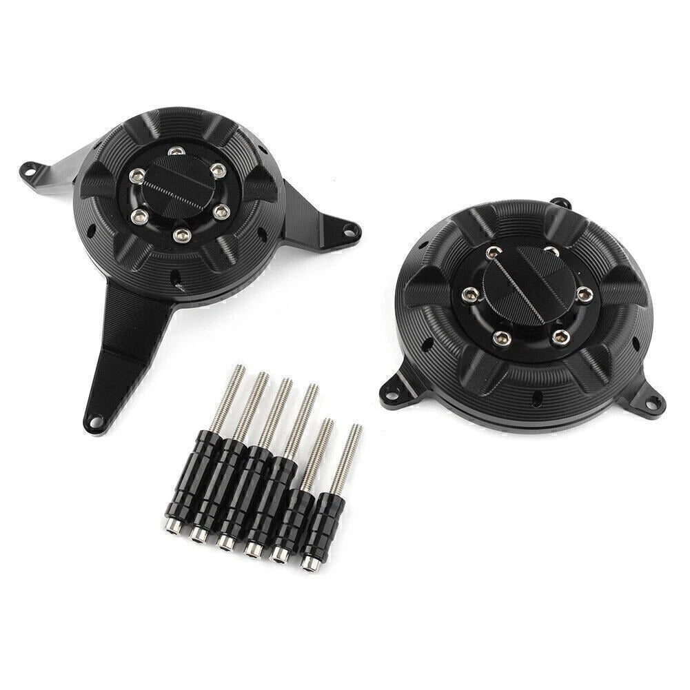 CNC Engine Stator Cover Protector for Kawasaki Z900 (2017–2023) Black