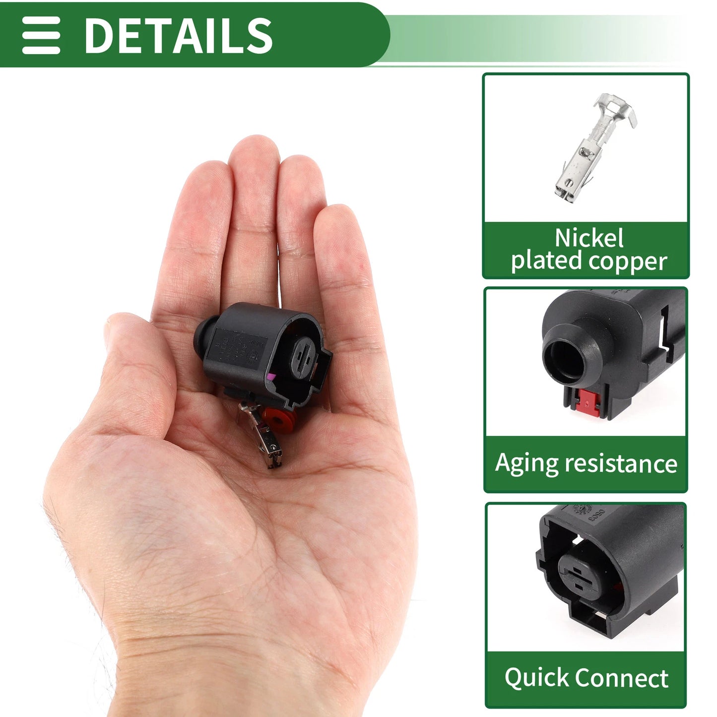 1 Pin Engine Starter Motor Connector Plug for Audi
