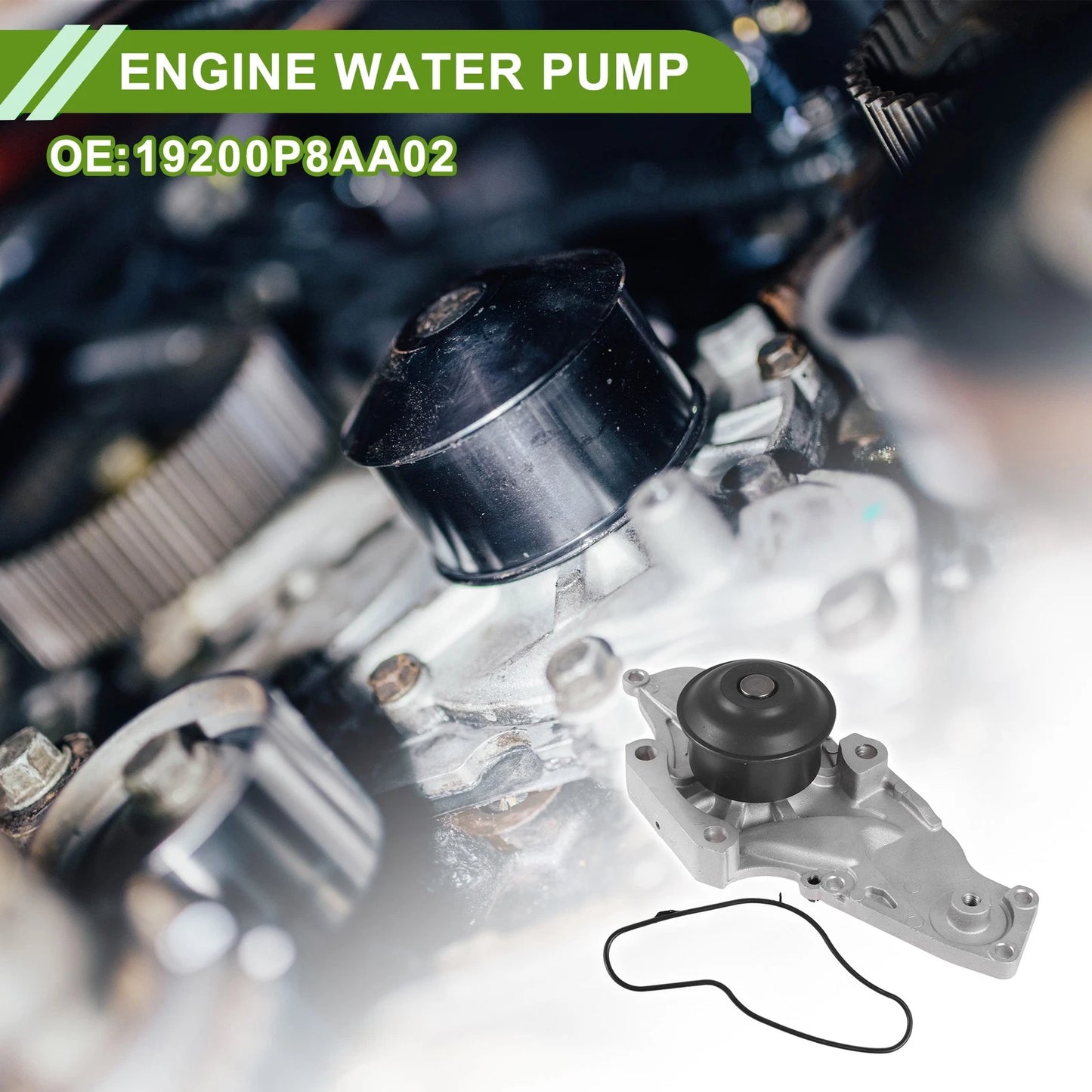 Engine Water Pump for Honda Accord (1998–2003) No. 19200P8AA02