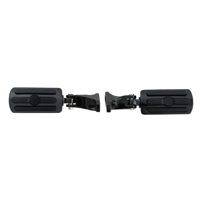Black Rear Passenger Footpegs for Harley Street Glide (1993-2025)