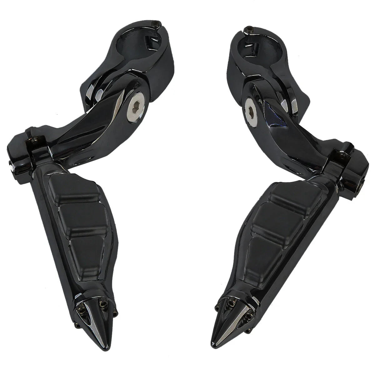 Foot Pegs 1.25'' Highway Bar Mount for Harley Touring Dyna Softail