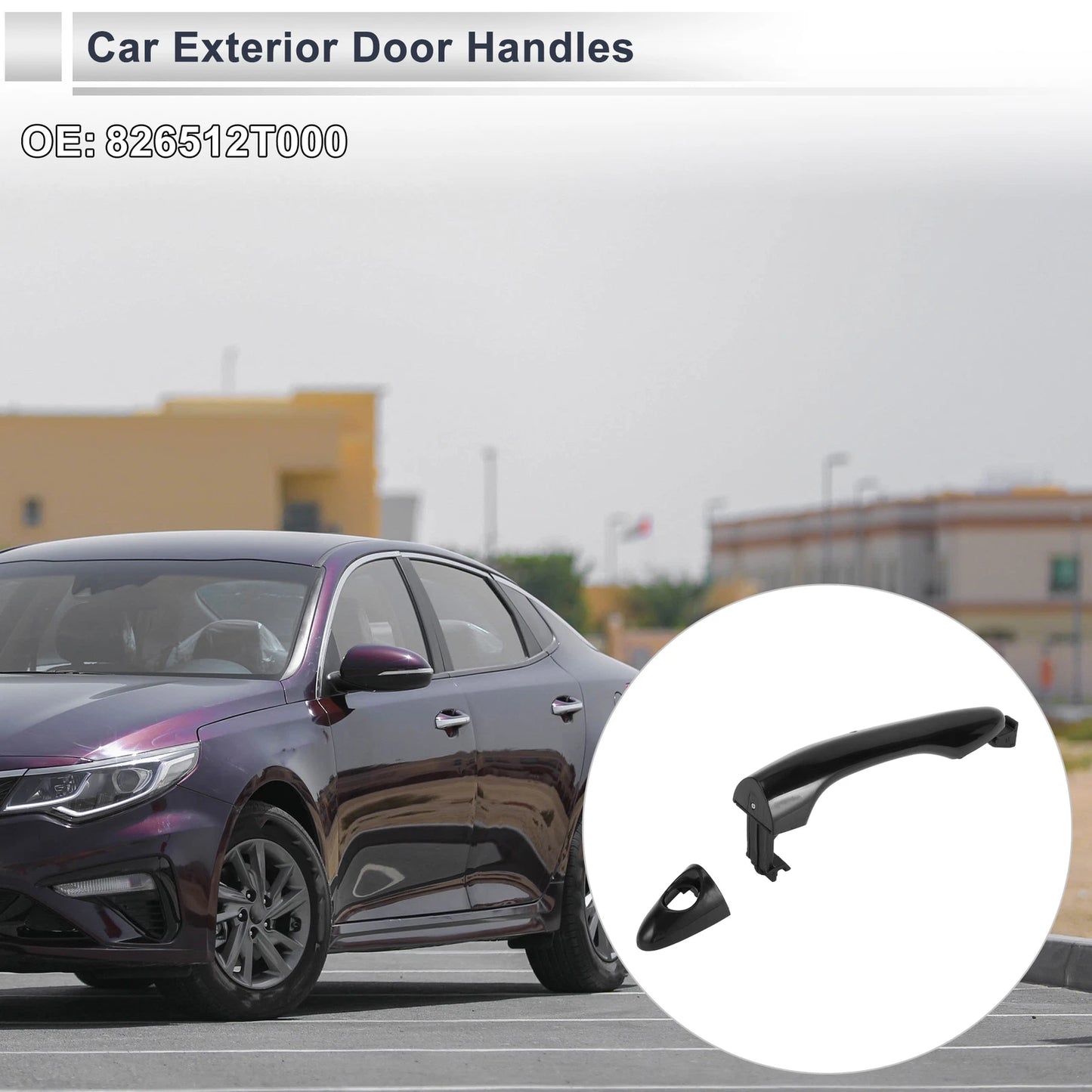 Front Left Door Handle for Kia Optima (2011–2015) No. 826512T000