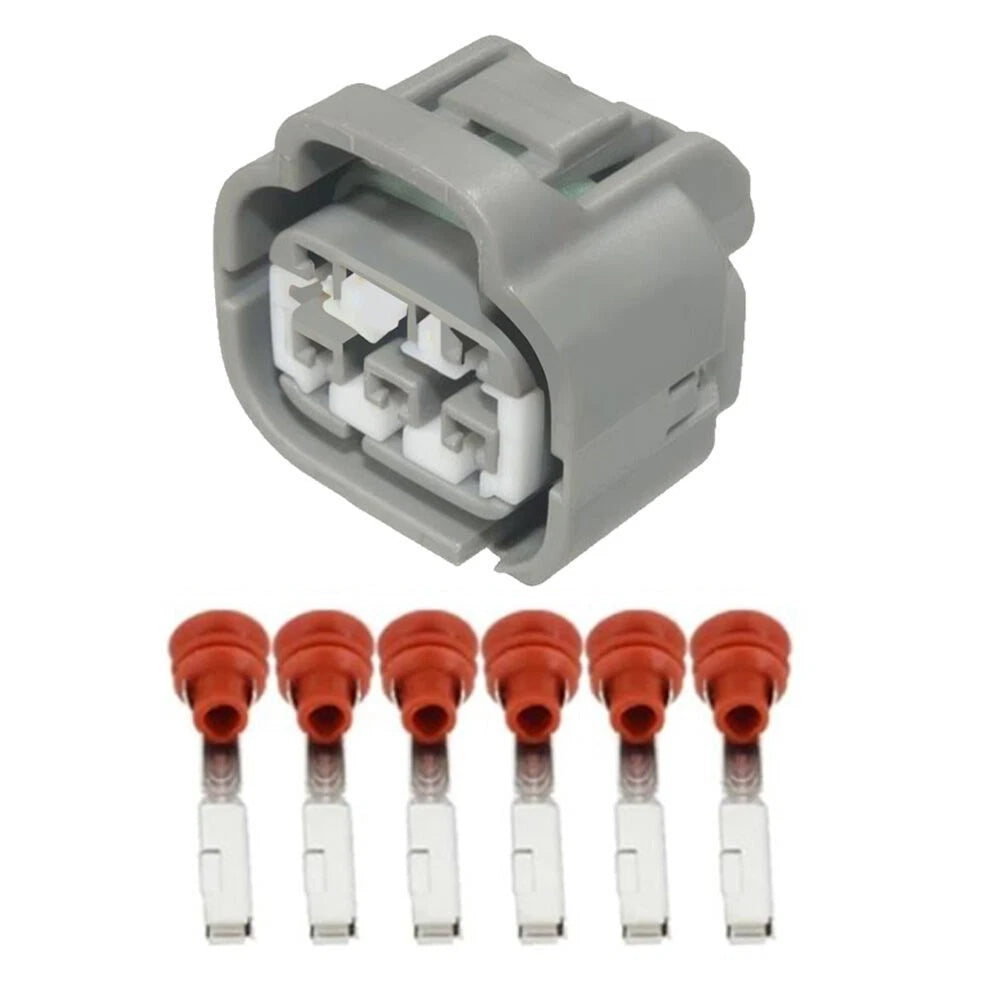 6 Pins Waterproof Headlight Wiring Harness Connector