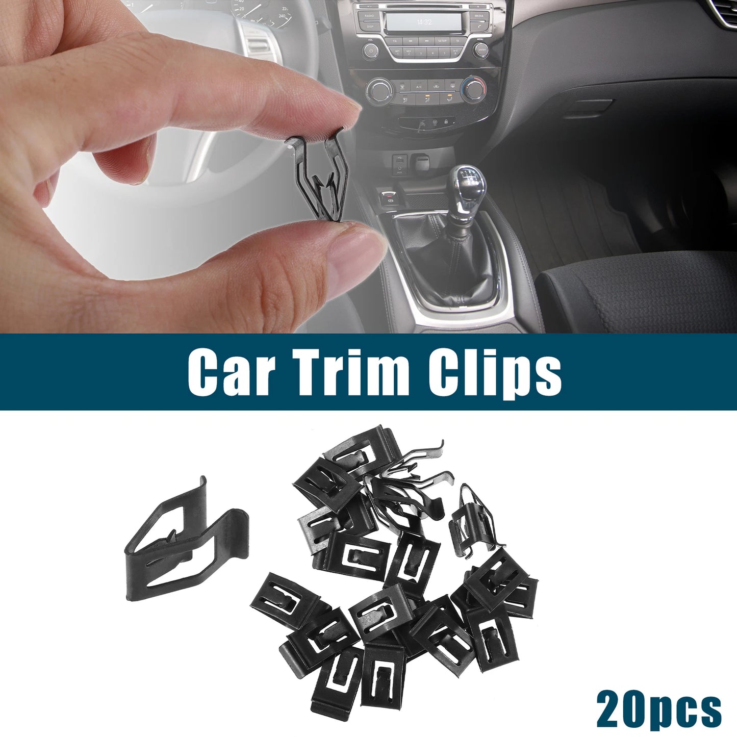 Set of 20 Interior Retainer Fitting Fastener Clips for Ford Mazda