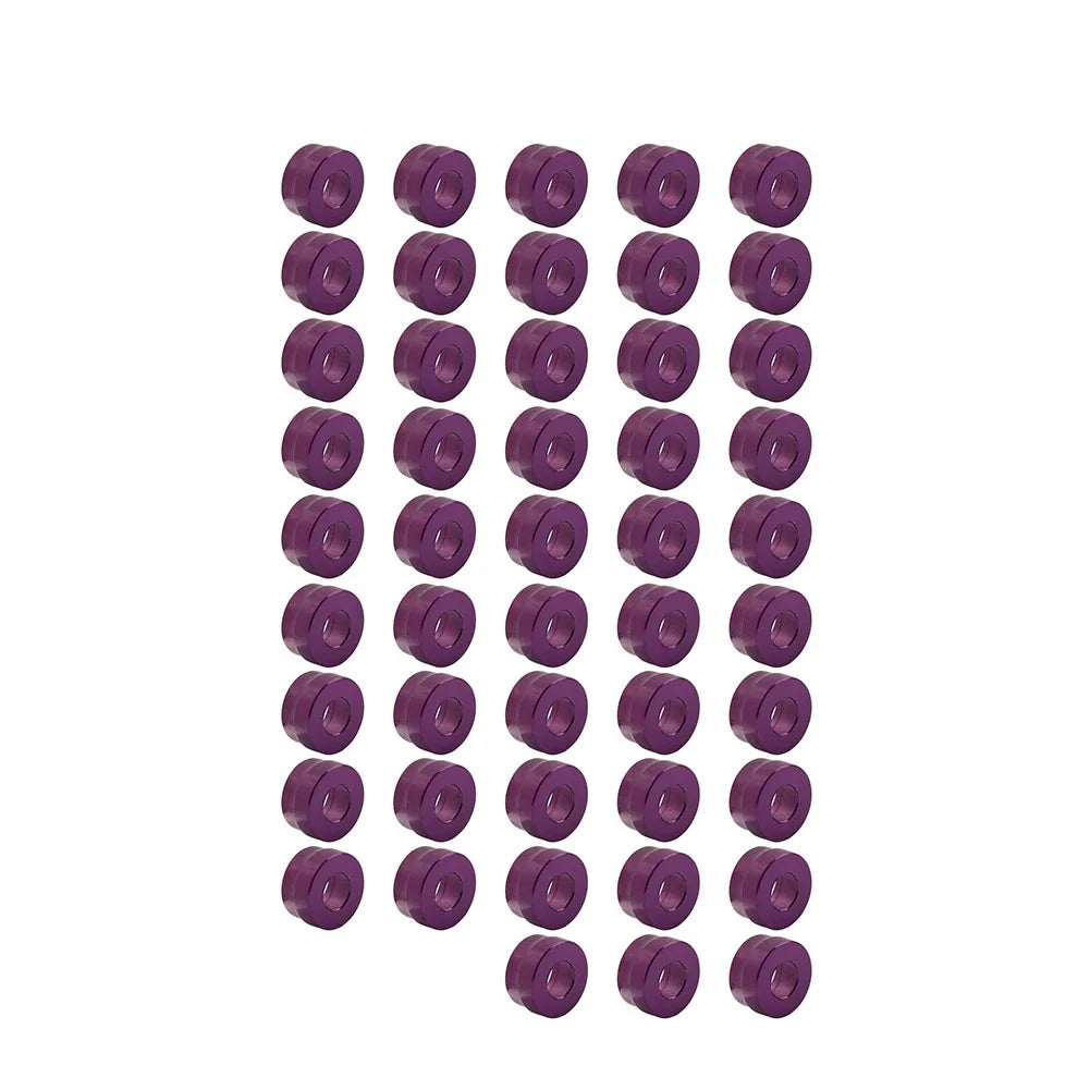 48X Purple Engine Bolt Topper Caps for Harley Twin Cam Softail Dyna