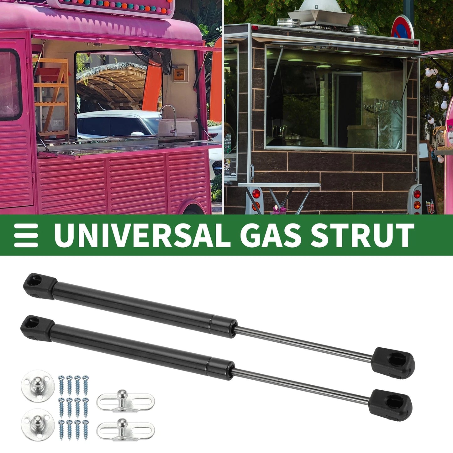 Set of 2 Lift Supports Struts 30lb 12inch for Car Truck RV Boat