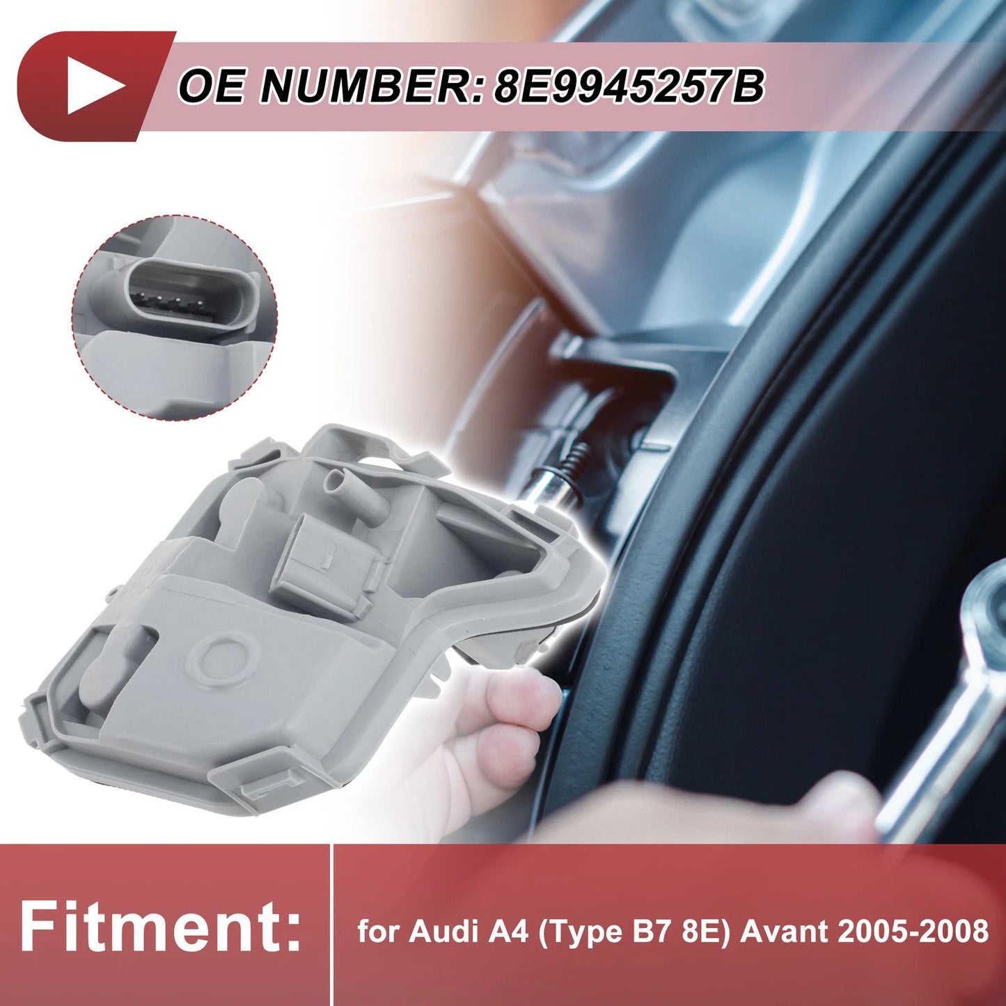 Left Taillight Socket for Audi A4 Avant (2005–2008) 8E9945257B