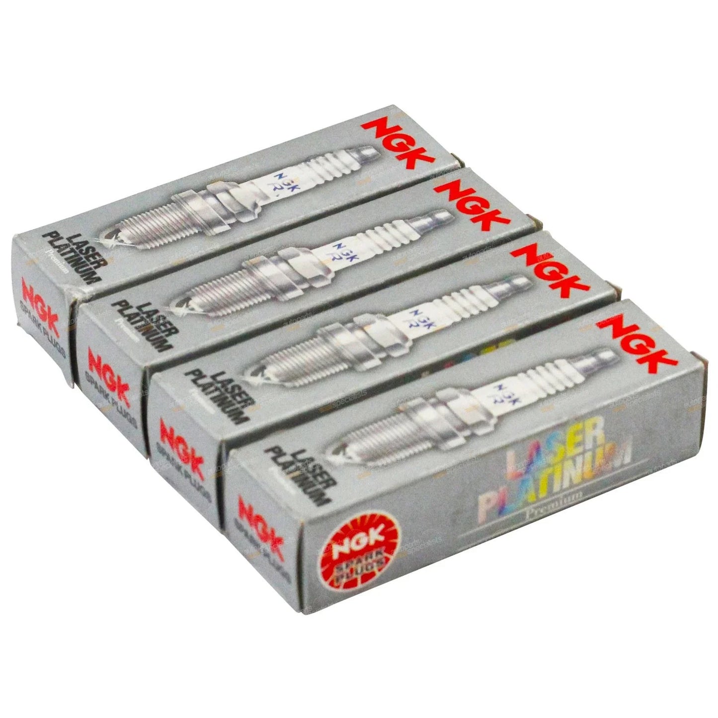 Set of 4 NGK Spark Plugs 4 cyl 2.0L MR20DE for Nissan X-Trail T31 (2010-2014)