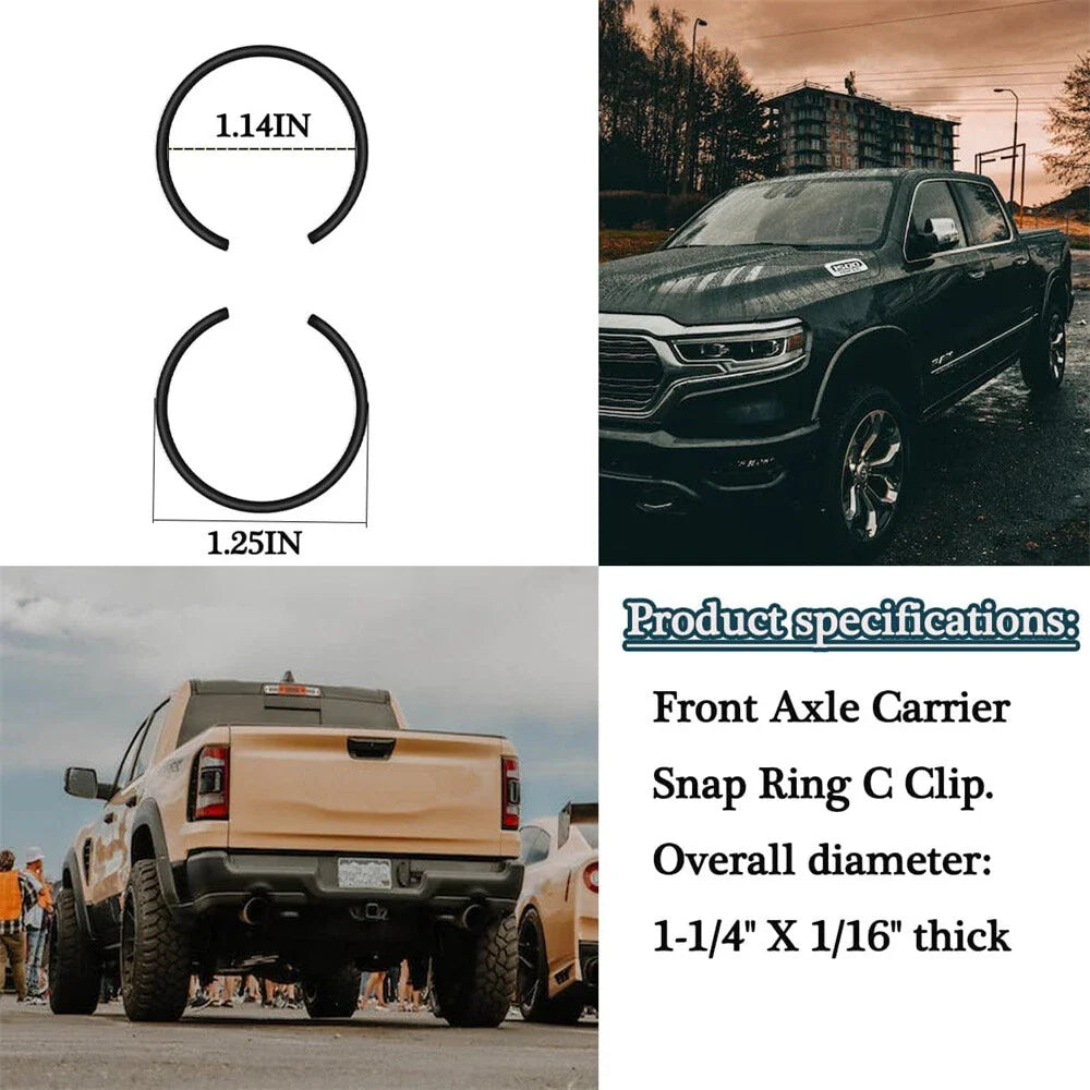 Front Axle Carrier Snap Ring C Clip for Dodge Ram 1500 (2012-2017)