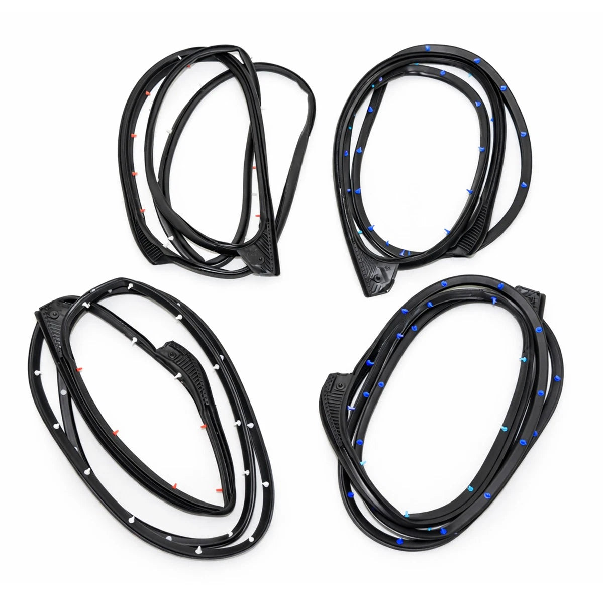 Set of 4 Door Weatherstrips for Toyota Hilux (2005–2015)