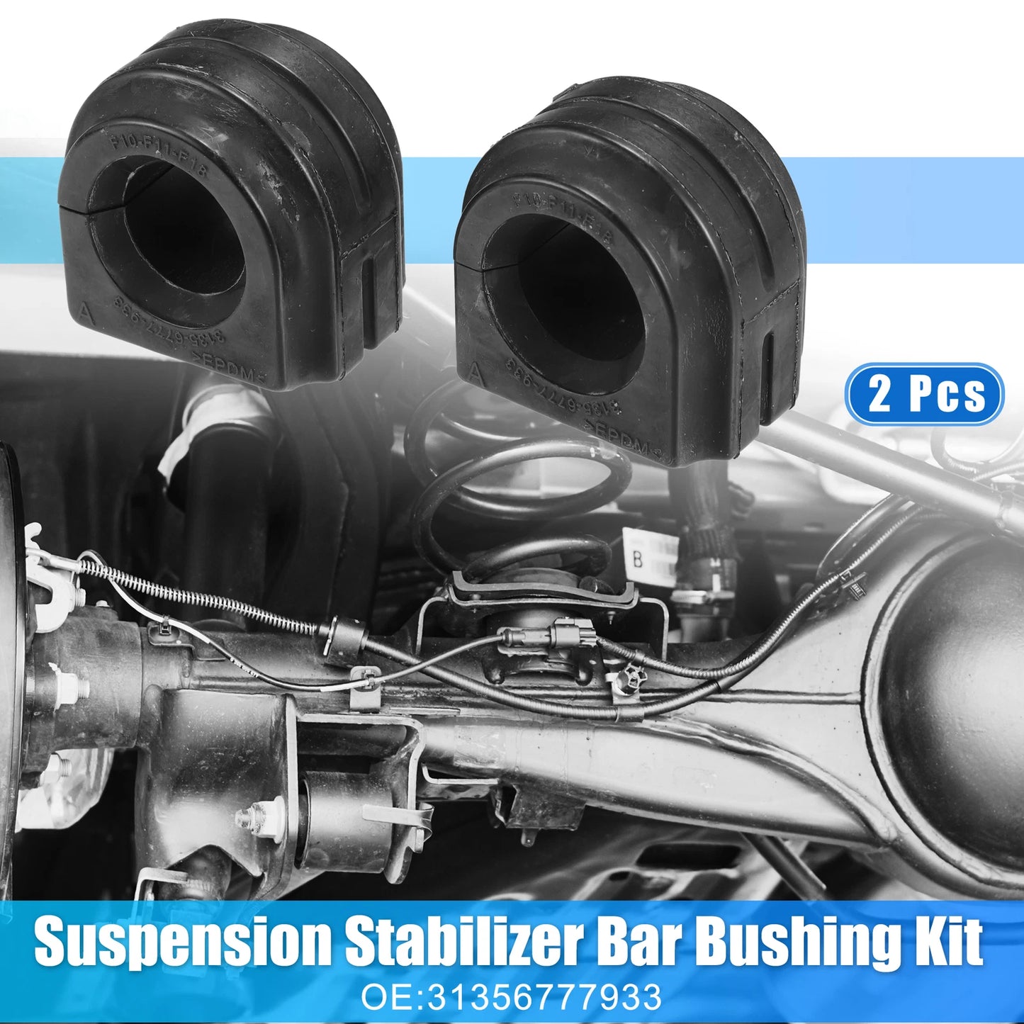 2pcs Suspension Stabilizer Bar Bushings No. 31356777933 for BMW 528i (2008–2016)