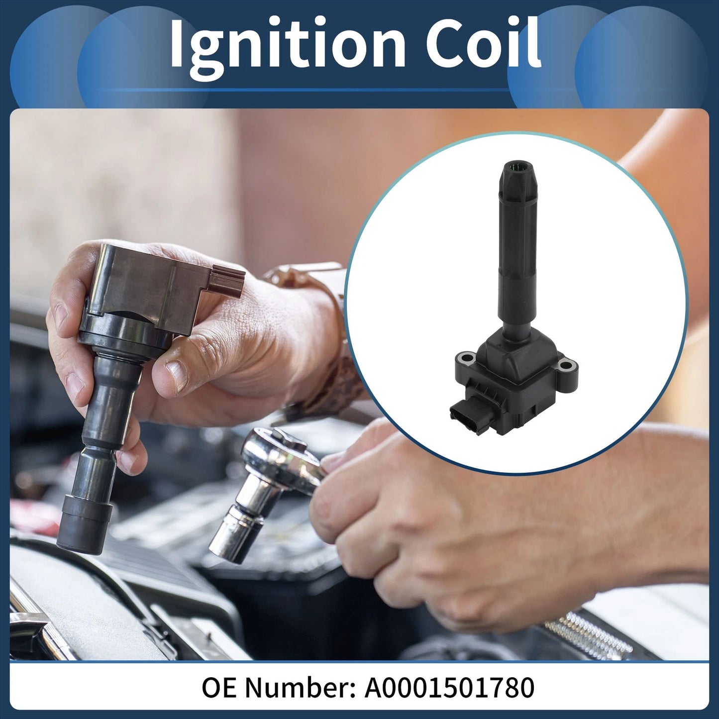 Ignition Coil Pack No.A0001501780 for Mercedes-Benz C230 (2002)