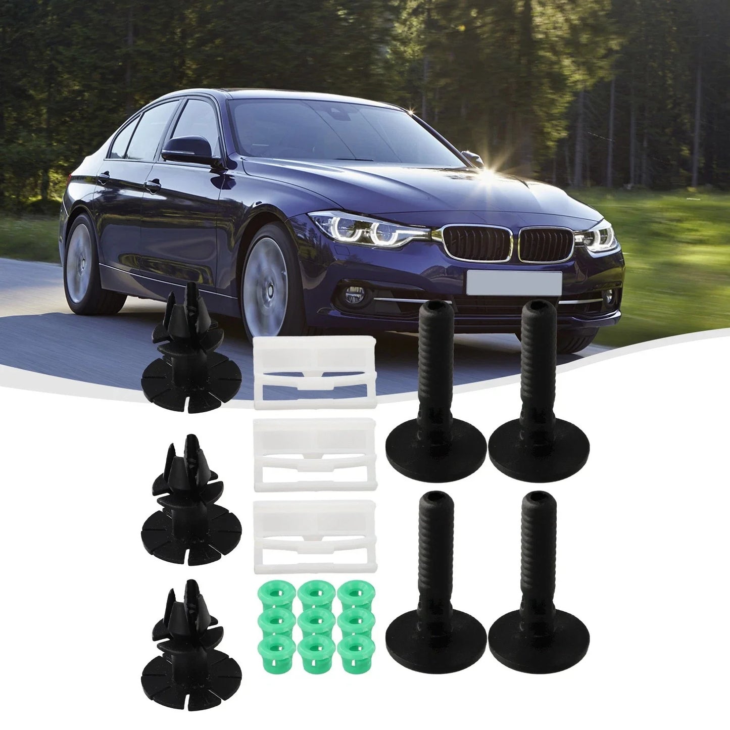 Side Skirt Clips Kit for 3 Series E90 E91 (2005–2012)