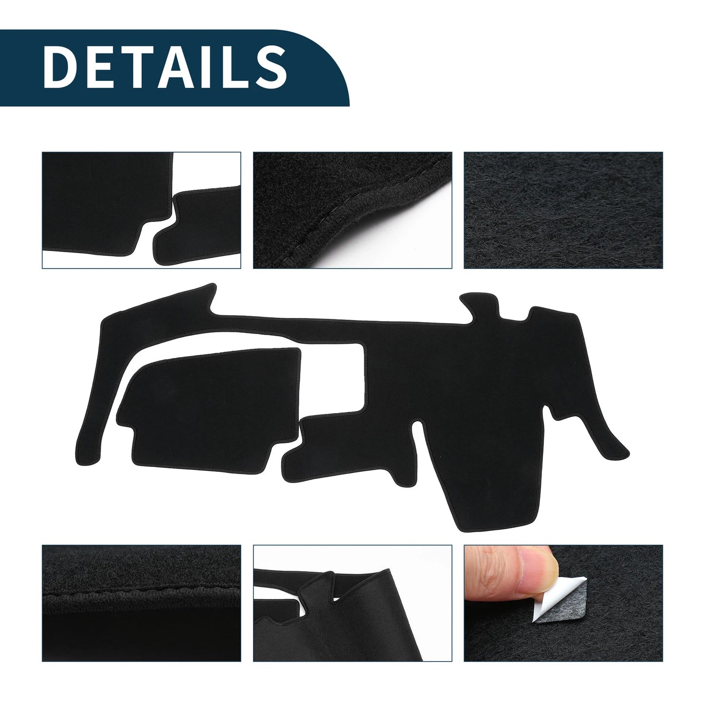 Dashboard Dash Cover Mat for Mitsubishi Mini EK (2020–2024) - Black
