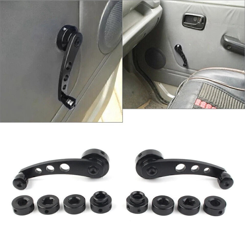2X Aluminum Alloy Window Crank Handle for Universal Fit (All Years)